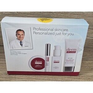Derm Exclusive Professional Skincare Face Treatment Kit New Collagen Lift SEALED